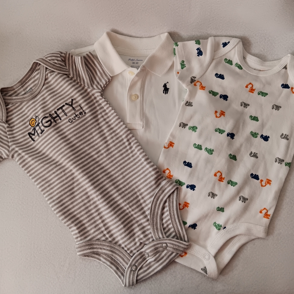 Onesie Bundle and One Ralph Lauren Polo